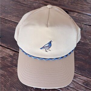 Yellow Quail Poncho Hat